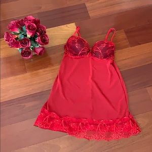 Sexy red lingerie